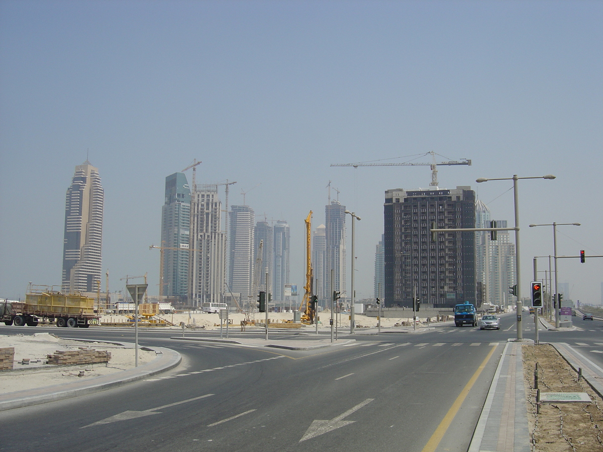 รูปถ่าย สหรัฐอาหรับเอมิเรตส์(United Arab Emirates) ดูไบ(Dubai) หาดจุมัยเราะห์(Jumeirah Beach) 2005-09 13