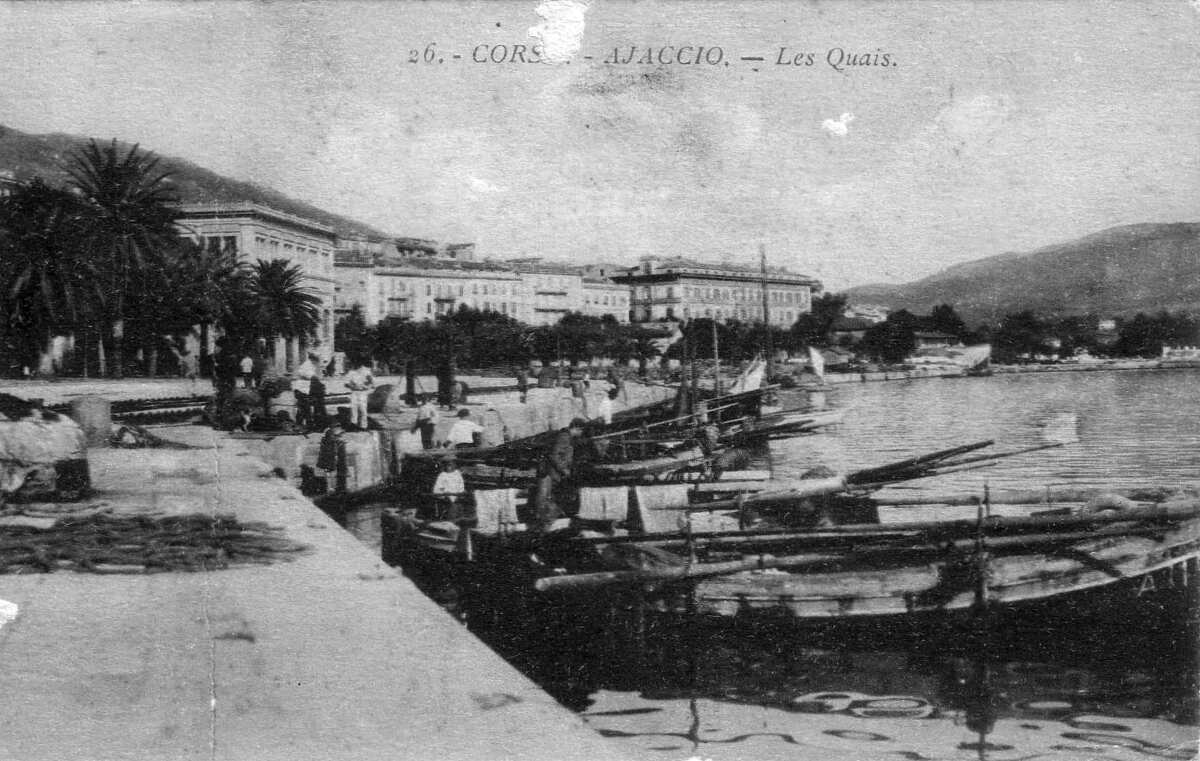 รูปถ่าย ฝรั่งเศส(France) คอร์สิคา(Corsica) โปสการ์ดเก่า(Old Postcards) 1900-01 329