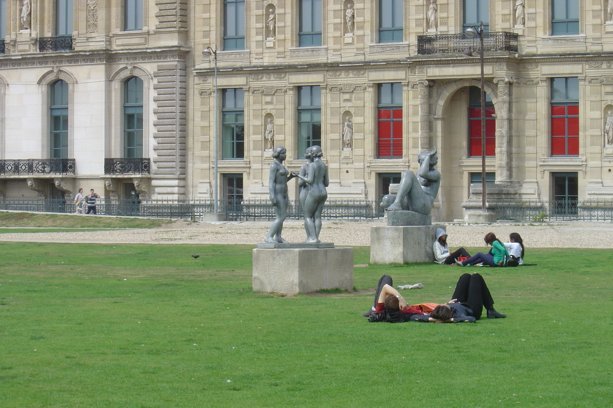 รูปถ่าย ฝรั่งเศส(France) ปารีส(Paris) สวนการูแซลแห่งลูฟวร์(Louvre Carrousel Garden) 2007-05 23