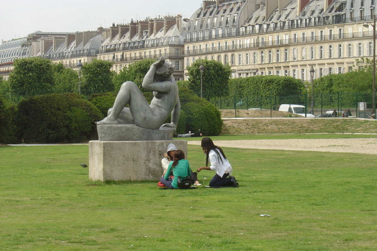 รูปถ่าย ฝรั่งเศส(France) ปารีส(Paris) สวนการูแซลแห่งลูฟวร์(Louvre Carrousel Garden) 2007-05 11