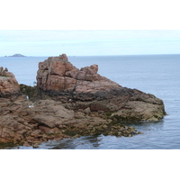 รูปถ่าย ฝรั่งเศส(France) แปร์รอส-กีแรก(Perros Guirec) หิน  แกรนิตชมพู (Cote de granite rose) 2007-08 60