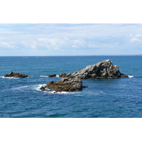 รูปถ่าย ฝรั่งเศส(France) คาบสมุทรกีเบอรง(Quiberon peninsula) แหลมแปร์โช(Pointe du Percho) 2008-07 28