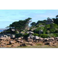 รูปถ่าย ฝรั่งเศส(France) แปร์รอส-กีแรก(Perros Guirec) หิน  แกรนิตชมพู (Cote de granite rose) 2007-08 36