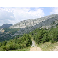 รูปถ่าย ฝรั่งเศส(France) หุบผาชันแวร์ดง(Gorges du Verdon) 2002-09 5