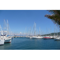 รูปถ่าย ฝรั่งเศส(France) เกาะปอร์เกอรอล(Porquerolles Island) ท่าเรือปอร์เกอรอล(Porquerolles harbour) 2008-05 12