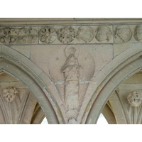 รูปถ่าย ฝรั่งเศส(France) มงแซ็งมีแชล(Mont St Michel) ระเบียงคดแอบบีมงแซ็งมีแชล(Mont St Michel Abbey Cloister) 2010-04 46