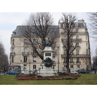 รูปถ่าย ฝรั่งเศส(France) ปารีส(Paris) คุ้มที่ 17 (17th Arrondissement) ปลาส  มาเลแอร์บ(Place Malesherbes) 2006-03 1