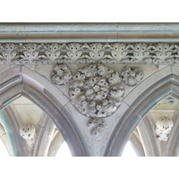 รูปถ่าย ฝรั่งเศส(France) มงแซ็งมีแชล(Mont St Michel) ระเบียงคดแอบบีมงแซ็งมีแชล(Mont St Michel Abbey Cloister) 2010-04 20