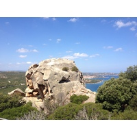 รูปถ่าย อิตาลี(Italy) ซาร์ดิเนีย(Sardinia) หินรูปหมี (รอกชาเดลลอร์โซ)(Roccia dell'Orso) 2015-06 22