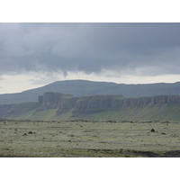 รูปถ่าย ไอซ์แลนด์(Iceland) ถนนหมายเลข 1 จากโยกุลซาร์เลานไปวีก(Road 1 Jokulsarlon to vik) 2003-06 42