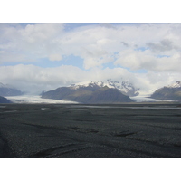 รูปถ่าย ไอซ์แลนด์(Iceland) ถนนหมายเลข 1 จากโยกุลซาร์เลานไปวีก(Road 1 Jokulsarlon to vik) 2003-06 33