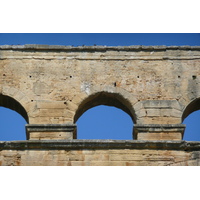 รูปถ่าย ฝรั่งเศส(France) สะพานปงดูการ์(Pont du Gard) 2008-04 26