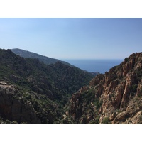 รูปถ่าย ฝรั่งเศส(France) คอร์สิคา(Corsica) หน้าผากาลังก์เดอเปียนา(Calanques de Piana) 2015-05 8