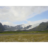 รูปถ่าย ไอซ์แลนด์(Iceland) ถนนหมายเลข 1 จากโยกุลซาร์เลานไปวีก(Road 1 Jokulsarlon to vik) 2003-06 41