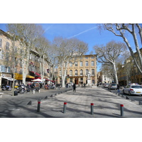 รูปถ่าย ฝรั่งเศส(France) แอ็กซ์-อ็อง-โพรว็องส์(Aix en Provence) ถนนมีราโบ(Cours Mirabeau) 2008-04 12