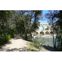 รูปถ่าย ฝรั่งเศส(France) สะพานปงดูการ์(Pont du Gard) 2008-04 4