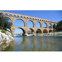 รูปถ่าย ฝรั่งเศส(France) สะพานปงดูการ์(Pont du Gard) 2008-04 1