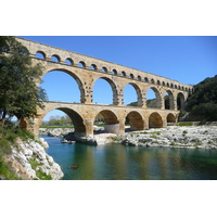 รูปถ่าย ฝรั่งเศส(France) สะพานปงดูการ์(Pont du Gard) 2008-04 13