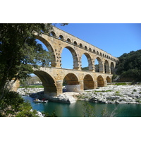 รูปถ่าย ฝรั่งเศส(France) สะพานปงดูการ์(Pont du Gard) 2008-04 18