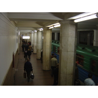 รูปถ่าย รัสเซีย(Russia) มอสโก(Moscow) รถไฟใต้ดิน(Subway) 2005-04 0