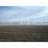 รูปถ่าย คาซัคสถาน(Kazakhstan) ถนนจากอัลมาตีไปหุบผาชารึน(Almaty to Charyn Canyon road) 2007-03 134