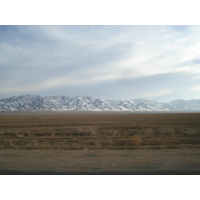 รูปถ่าย คาซัคสถาน(Kazakhstan) ถนนจากอัลมาตีไปหุบผาชารึน(Almaty to Charyn Canyon road) 2007-03 127