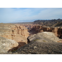 รูปถ่าย คาซัคสถาน(Kazakhstan) หุบผาชารึน(Charyn Canyon) 2007-03 108