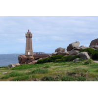 รูปถ่าย ฝรั่งเศส(France) แปร์รอส-กีแรก(Perros Guirec) หิน  แกรนิตชมพู (Cote de granite rose) 2007-08 64