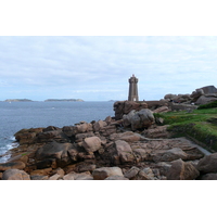 รูปถ่าย ฝรั่งเศส(France) แปร์รอส-กีแรก(Perros Guirec) หิน  แกรนิตชมพู (Cote de granite rose) 2007-08 1