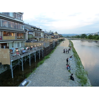 รูปถ่าย ญี่ปุ่น(Japan) เกียวโต(Kyoto) แม่น้ำคาโมะ(Kamo River) 2010-06 16