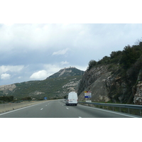 รูปถ่าย ฝรั่งเศส(France) เฟรนช์ริวิเอรา(French Riviera) ถนนจากนีซไปม็องตง(Nice to Menton road) 2008-03 6