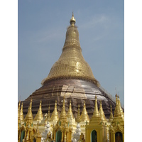 รูปถ่าย พม่า(Myanmar) ย่างกุ้ง(Yangon) พระมหาเจดีย์ชเวกากอง(Shwedagon Pagoda) 2005-01 25