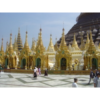 รูปถ่าย พม่า(Myanmar) ย่างกุ้ง(Yangon) พระมหาเจดีย์ชเวกากอง(Shwedagon Pagoda) 2005-01 33