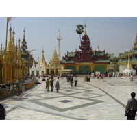 รูปถ่าย พม่า(Myanmar) ย่างกุ้ง(Yangon) พระมหาเจดีย์ชเวกากอง(Shwedagon Pagoda) 2005-01 48