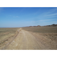 รูปถ่าย คาซัคสถาน(Kazakhstan) ถนนจากอัลมาตีไปหุบผาชารึน(Almaty to Charyn Canyon road) 2007-03 31