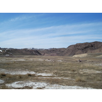 รูปถ่าย คาซัคสถาน(Kazakhstan) ถนนจากอัลมาตีไปหุบผาชารึน(Almaty to Charyn Canyon road) 2007-03 32