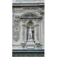 รูปถ่าย ฝรั่งเศส(France) ปารีส(Paris) ลูฟว์(Louvre) ด้านหน้าพระราชวังลูฟวร์ริมแม่น้ำ(Riverside facade of Louvre) 2007-07 51