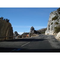 รูปถ่าย ฝรั่งเศส(France) ถนนจากกูร์เซกูลไปเกรโอลีแยร์-เล-เนจ(Coursegoule to Greolieres les neiges road) 2007-01 5