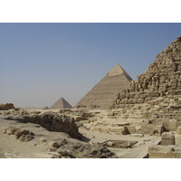รูปถ่าย อียิปต์(Egypt) มหาพีระมิดแห่งกีซา(Giza Pyramids) 2004-09 30