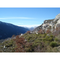รูปถ่าย ฝรั่งเศส(France) ถนนจากกูร์เซกูลไปเกรโอลีแยร์-เล-เนจ(Coursegoule to Greolieres les neiges road) 2007-01 92