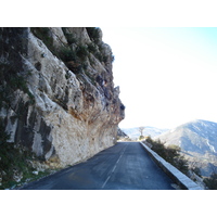รูปถ่าย ฝรั่งเศส(France) ถนนจากกูร์เซกูลไปเกรโอลีแยร์-เล-เนจ(Coursegoule to Greolieres les neiges road) 2007-01 88