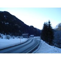 รูปถ่าย สวิสเซอร์แลนด์(Switzerland) ถนนจากคูร์ไปเซนต์มอริตซ์(Chur to St Moritz Road) 2007-01 21