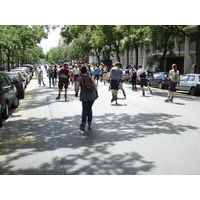 รูปถ่าย ฝรั่งเศส(France) ปารีส(Paris) เล่นสเก็ตในปารีส(Randonnee Roller et Coquillages) 2007-07 12