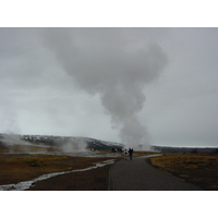 รูปถ่าย ไอซ์แลนด์(Iceland) เจซีร์(Geysir) 2003-03 2