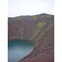 รูปถ่าย ไอซ์แลนด์(Iceland) ปล่องภูเขาไฟเคริด(Kerid) 2003-03 1