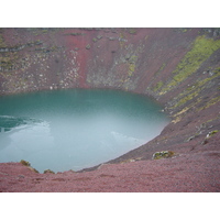 รูปถ่าย ไอซ์แลนด์(Iceland) ปล่องภูเขาไฟเคริด(Kerid) 2003-03 3