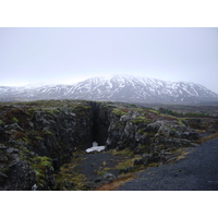 รูปถ่าย ไอซ์แลนด์(Iceland) ถนนหมายเลข 36 จากมอสเฟลส์แบร์ไปทิงเวลลีร์(Road 36 Mosfellbaer to Pingvellir) 2003-03 14