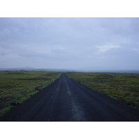 รูปถ่าย ไอซ์แลนด์(Iceland) ถนนหมายเลข 42 ใกล้เซลโวกูร์(Road 42 near Selvogur) 2003-06 6