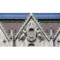 รูปถ่าย ฮังการี(Hungary) บูดาเปสต์(Budapest) อาคารรัฐสภาฮังการี(Budapest Parliament) 2007-06 20