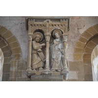 รูปถ่าย ฝรั่งเศส(France) กงก์(Conques) โบสถ์แซ็งต์-ฟัว เดอ กงก์(Abbatiale Sainte-Foy de Conques) 2018-04 16